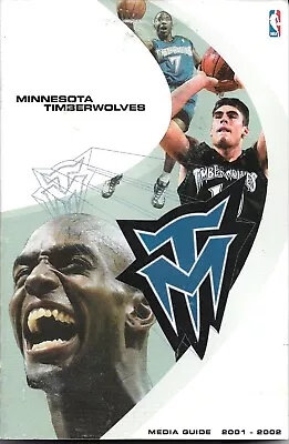 2001 - 02 Minnesota Timberwolves Media Guide - Kevin Garnett • $3.99