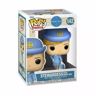 Pan Am - Stewardess With White Bag Pop! Vinyl-FUN56816-FUNKO • $19.99