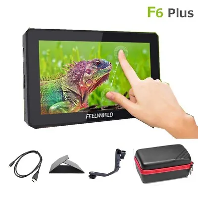 FEELWORLD F6 Plus V2 5.5'' Camera Field Monitor 3D LUT Touch Screen 4K HDMI HDR • $227.99