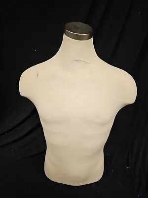 Male Mannequin Torso - Cloth Covered Fiberglass - Gently Used - No Stand • $59.99