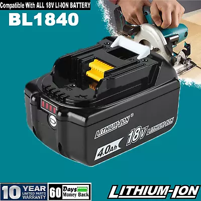 18V 4.0Ah 18Volt Lithium-Ion LXT Battery For Makita BL1830 BL1815 BL1850 BL1860B • $19.89