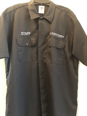 Victory Motorcycle Mechanic Dealer Staff XL Black Shirt Button Up • $29.99