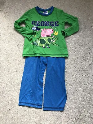 £3.99 • Buy Boys George Pig Peppa Pig Pyjamas Age 3-4