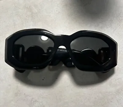 Versace Black/Gold Medusa Head Sunglasses (No Case) • $125