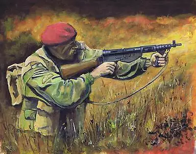 £10 • Buy British Paratrooper WW2 Print 2