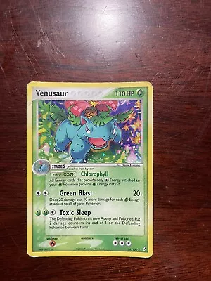 Pokémon TCG Venusaur EX Crystal Guardians 28/100 Exclusive Cosmos Holo Rare • $8.99