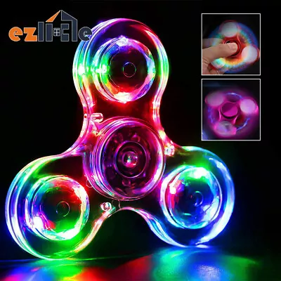 $7.99 • Buy Sensory Fidget Spinner Kids Tie-Dye Pop Toys Rainbow Bubble Stress Relief