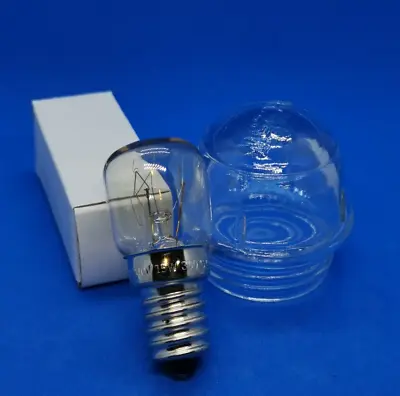 Oven Lamp Light Cover & 15watt Light Globe Suits Blanco Westinghouse Miele • $20.59