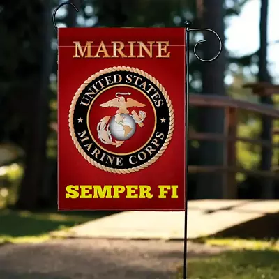 Marine Corps 18x12 Garden Flag Show Pride In The CORPS Free Shipping Fm US-US • $8.95