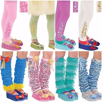 FOOTLESS TIGHTS LEG WARMERS Dress-up Halloween Costume Sizes 4-6 Disney & More! • $10.95
