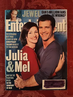 ENTERTAINMENT WEEKLY August 15 1997 Julia Roberts Mel Gibson Jewel • $14.40