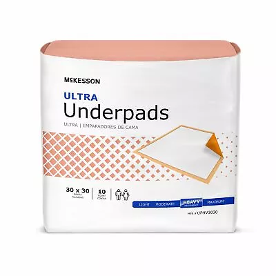 $49.12 • Buy McKesson 100 30x30 Heavy Absorbency Adult Disposable Underpads Puppy Dog Pads