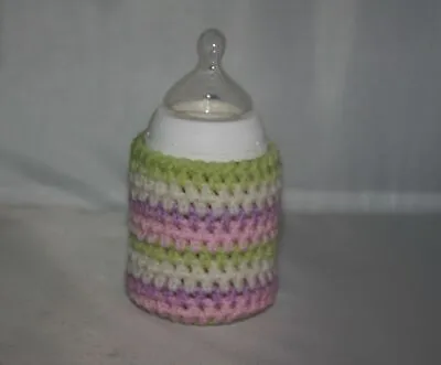 Handmade Crochet Baby Bottle COVER / PERSONALIZED  • £5.49