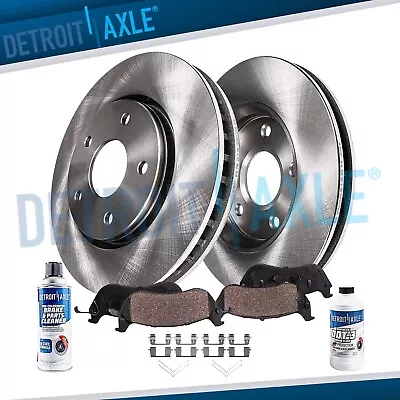$79.91 • Buy 282mm Front Disc Rotors + Ceramic Brake Pads For Honda Accord Civic Element CR-V