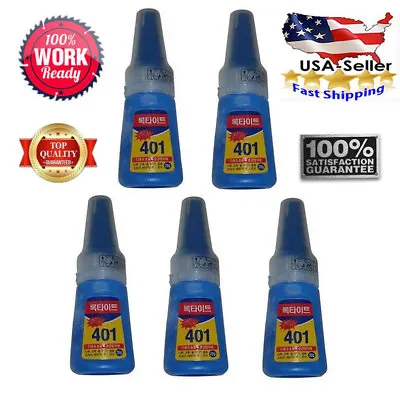 Lot Of 401 Instant Adhesive Bottle Stronger Super Glue Multi-Purpose 20g • $24.69