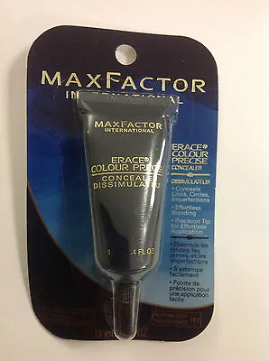 Max Factor Erace Colour Precise Concealer 11 ML /.4 Oz ( MEDIUM - DEEP #117 ). • $16.96