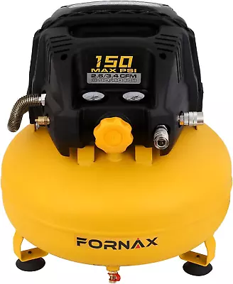 Pancake Air Compressor With Two Couplers 6 Gallon Portable Electric Air Compres • $165.99