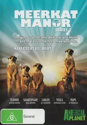 Meerkat Manor Season 2 DVD SET - Series Two Second 5 HOURS ! - AUS REG 4 PAL • $12.19