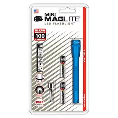 Maglite Mini LED 2-Cell AAA Flashlight Blue • $25.23