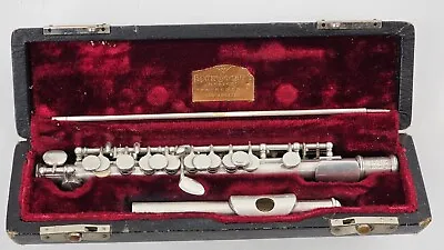 Moennig Bros Silvertone Metal Flute G 1790 • $342