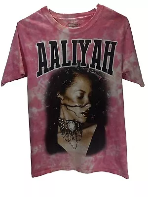 Pink Aaliyah T Shirt Size Small 100% Cotton • $13.99