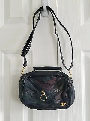 Vintage MCM Bella Moda Italia Leather Patchwork Multicolor Purse • $21.60