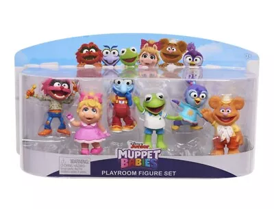 Muppet Babies 6 Figure Playset Disney Kermit Animal Gonzo Piggy Fozzie HTF NEW • $28.79