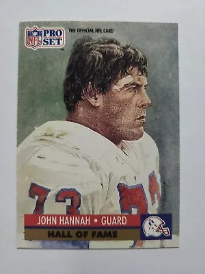 John Hannah 1991 Pro Set Football Card # 28 E7286 • $1.99