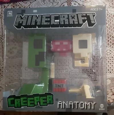 New Minecraft Creeper Anatomy Authentic Jinx Mojang Vinyl Action Figure Toy Set • $89.95