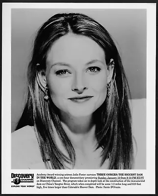 Jodie Foster Original 1990s TV Promo Portrait Photo Three Gorges Biggest Dam • $13.56