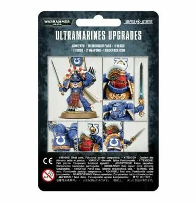 Ultramarines Upgrades Upgrade Pack Space Marines Warhammer 40K NIB Blister Pack • $14.03