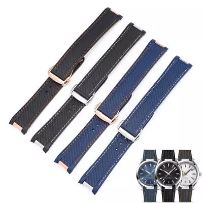 20mm TPU Strap For OMEGA Seamaster 150 Rubber Sports Strap Folding Clasp Band • $39.99