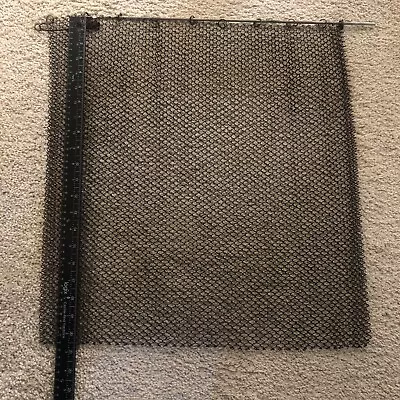 Fireplace Mesh Spark Screen 20”x21” Hanging Panels Vintage • $40