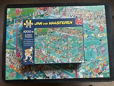 ~*jan Van Haasteren - Comic Puzzle - 1000 Pc - Hockey Championships - Complete*~ • £3.50