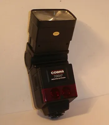 COBRA 700AF PENTAX 35mm AF FILM SLR DEDICATED ZOOM & BOUNCE FLASHGUN • £14.95