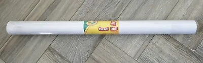 Crayola Art Easel Plain White Paper Roll 5 Metre X45cm Crafts Drawing Painting  • £7.59