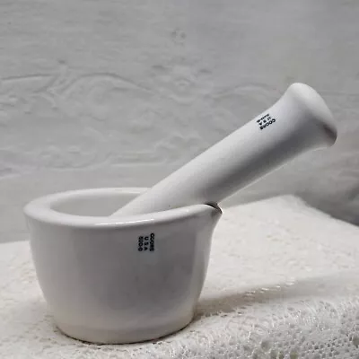 Vintage COORS USA Small But Heavy MORTAR And PESTLE Apothecary Lab • $12.95