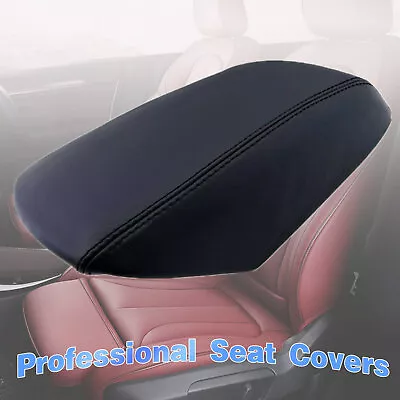 $8.99 • Buy 2012-2019 For Ford Explorer Leather Center Console Lid Armrest Cover Pad Black
