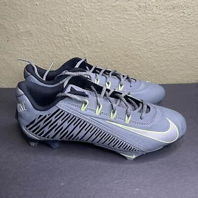 New Nike Vapor Edge 360 VC Grey Silver Football Cleats Men's Size 9 DO6294-002 • $99.98