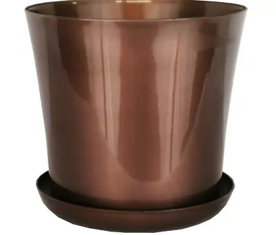 £5.89 • Buy  Plastic Plant Pots Flower Post Decor  Orchid Planter+Saucer SET 1 - 2 - 3 - 5 