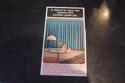 £9.99 • Buy VINTAGE OLD ?70s Seventies RUFFLETTE CURTAIN HEADER TAPE CURTAINS Advertising