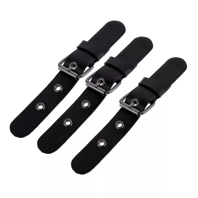 3Pcs Sew On Leather Buckles DIY Bag Handbag Belt Replacement Bag Handbag Strap • £5.60