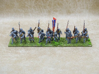 £25 • Buy 28mm ACW CONFEDERATE INFANTRY X18 Painted American Civil War 02533
