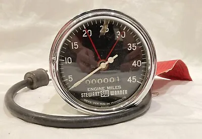 Vintage Stewart Warner Tachometer 4500 RPM 760 Series 6V Delco High Tower 6 Cyl • $125