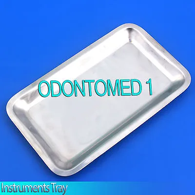 Medium Instrument Tray Stainless Tattoo/Piercing Medical 13 1/2  X 9 1/2  X 3/4  • $14.80