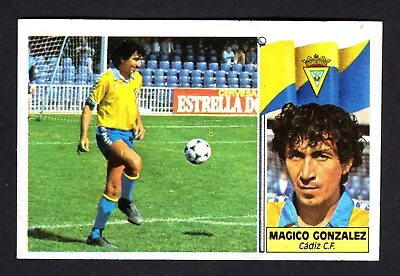 Jorge Magico Gonzalez - Cadiz Cf 1986-87 Card Liga Este Panini 86/87 Recovered • $100