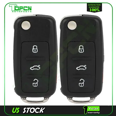 2 For Volkswagen Tiguan Passat Keyless Entry Remote Control Car Key Fob • $33.99