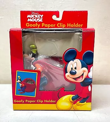 Disney  Mickey Mouse  Goofy Paper Clip Holder • $20