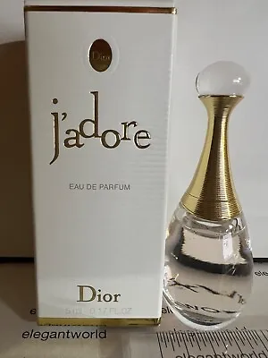 DIOR J'ADORE  JADORE  Eau De Parfum Mini Splash ( .17oz 5ml ) NEW  AUTHENTIC • $14.99