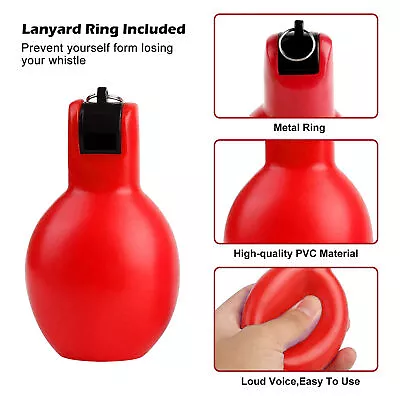 Squeeze Whistle For Coach Outdoor Physical Education Referee Teachers Sports • $22.60